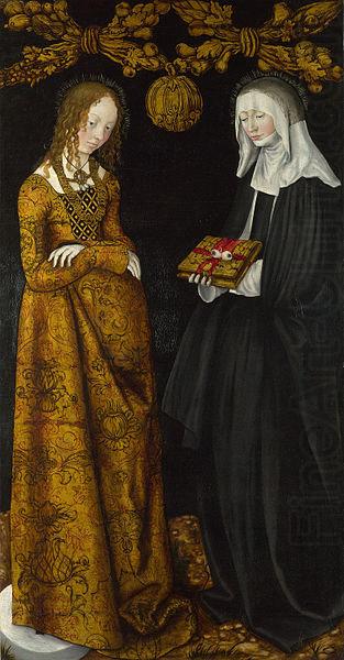 Lucas Cranach Saints Christina and Ottilia china oil painting image